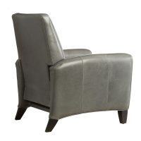 rear view of custom leather reclining chair