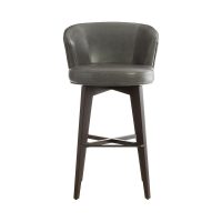 Memory swivel contemporary bar stools toronto in grey by Vogel.