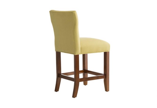Custom curved bar stool by Vogel