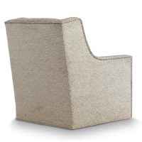 rear view of grey swivel chair made by Vogel