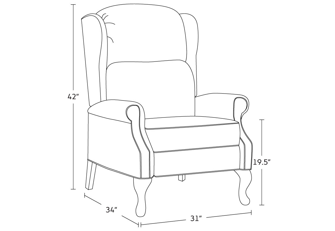 15433recliningchair Vogel by Chervin