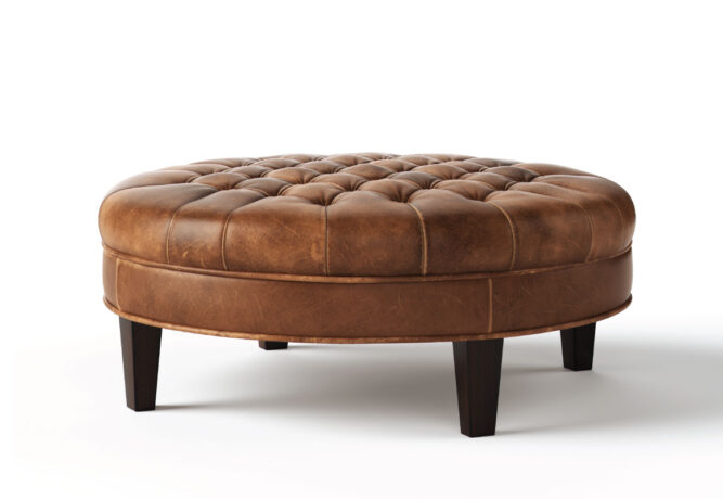 Cambridge tufted ottoman