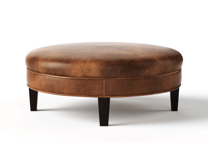 12104 Carlisle Round Ottoman by Vogel