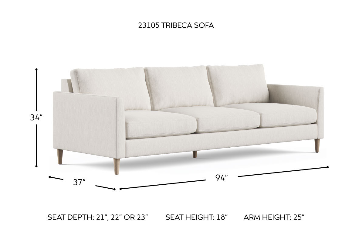 Tribeca Mid-Century Modern Sofa - Vogel by Chervin