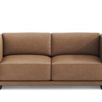 Vogel 14116-68 White Tie Sofa (2/2) in Dakota Burlap leather