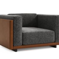 Vogel 14315-49 Black Tie Chair in dual fabric