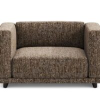 Vogel 14315-55 Black Tie XL Chair in Rhea Carob fabric