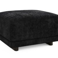 Vogel 14715-27 Black and White Tie Ottoman