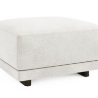 14715-27 Black and White Tie Ottoman from Vogel